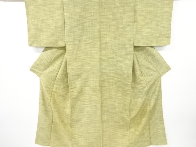 JAPANESE KIMONO / ANTIQUE KIMONO / SILK / HAND WOVEN TSUMUGI / STRIPE